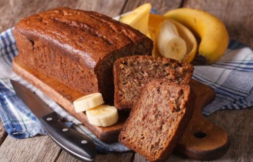 Lavkalori sukkerbrød med banan.