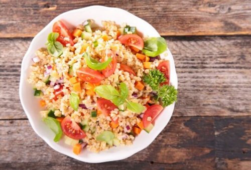 Quinoa-salat.