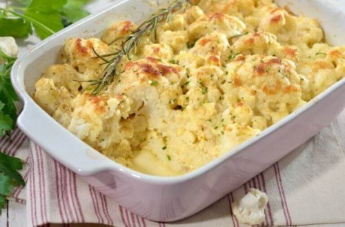 Blomkål a la polonese.