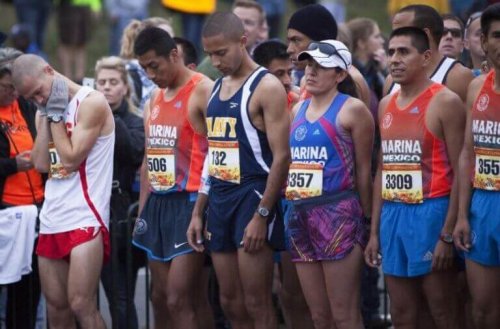 Forberedelse til en maraton .