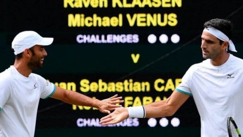 tennis double - Cabal og Farah