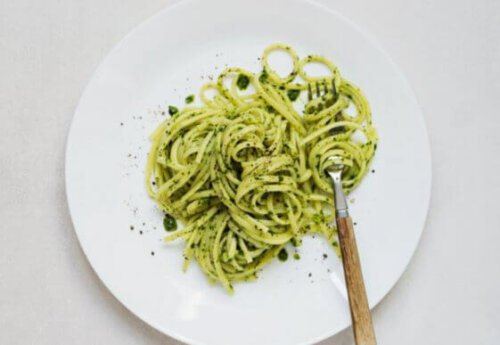 Pasta med pesto