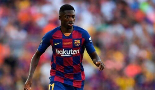 Ousmane dembele som er en av de dyreste overføringene i historien på feltet.