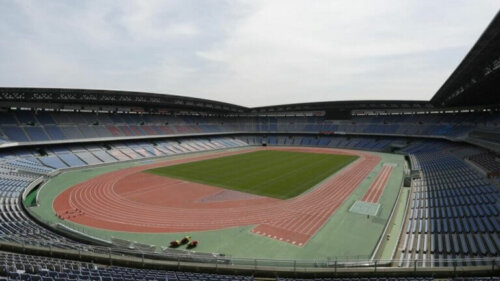 Yokohama fotballstadion i Tokyo.