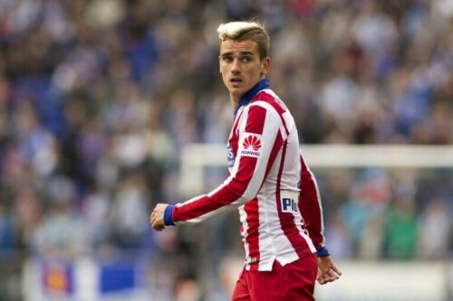 Antoine Griezmann spiller for Atletico Madrid