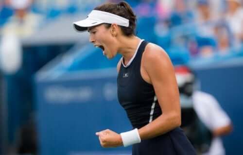 Garbiñe Muguruza vant Wimbledon i 2017