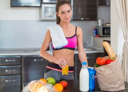 treningsrutine for kvinner, sunt kosthold